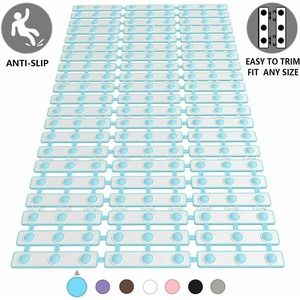 Yimobra Original Bathtub Mat Non-Slip, Bath Shower Tub Mats Gray & White